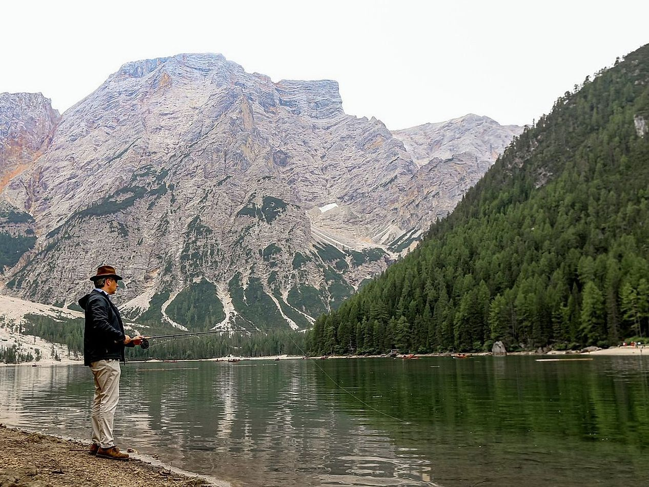 Documentação de lago de montanha